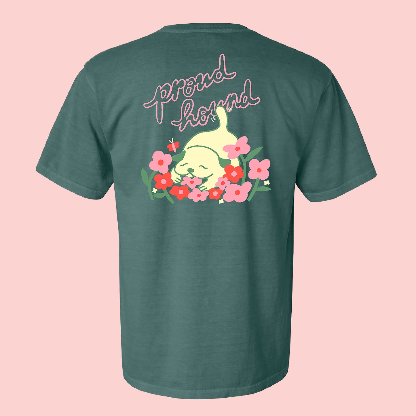 Leigh Ellexson Flower Sniffin' Hound T-Shirt
