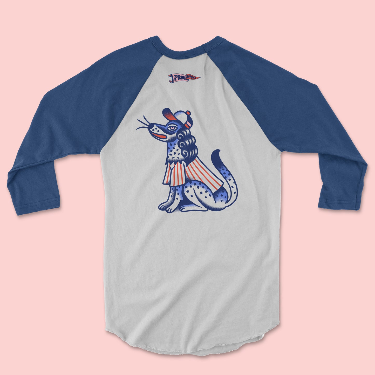 The Hound Dog Baseball Tee (Blue)