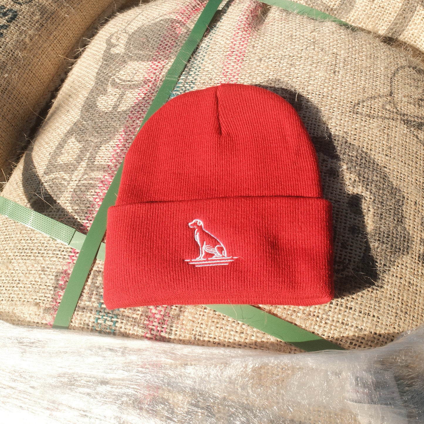 Proud Hound Knit Beanie (Red)