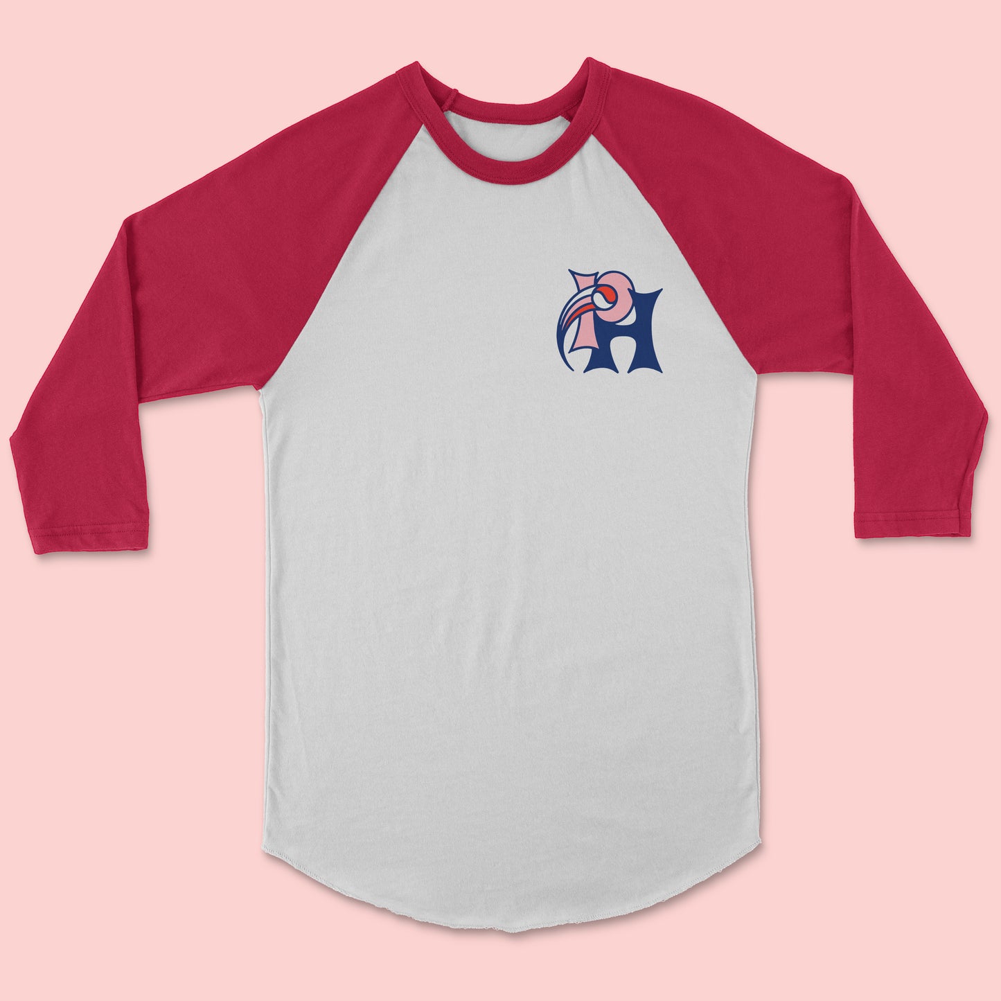 The Hound Dog Baseball Tee (Red)