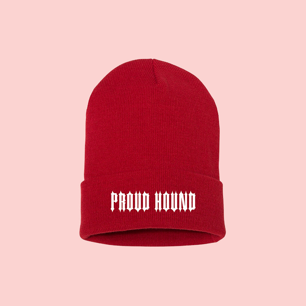 Proud Hound Beanie (Red)
