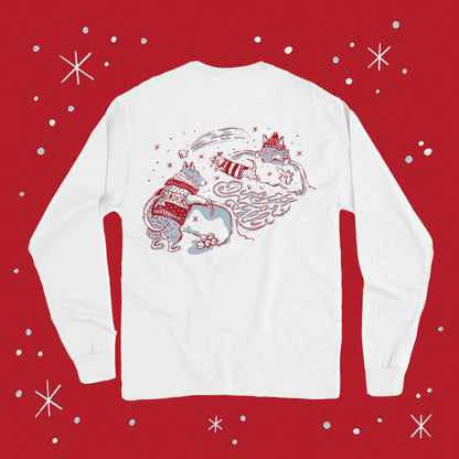 Snow Dogs Holiday Long Sleeve
