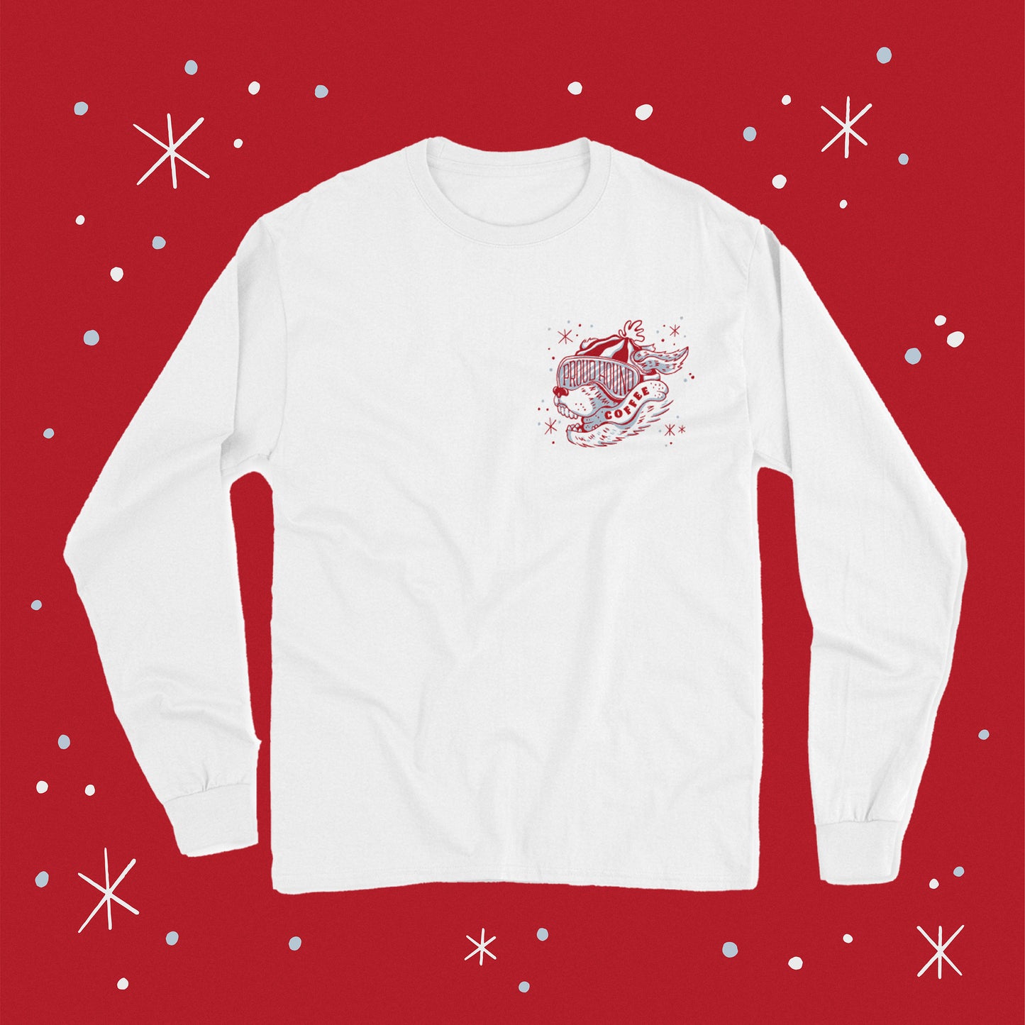 Snow Dogs Holiday Long Sleeve